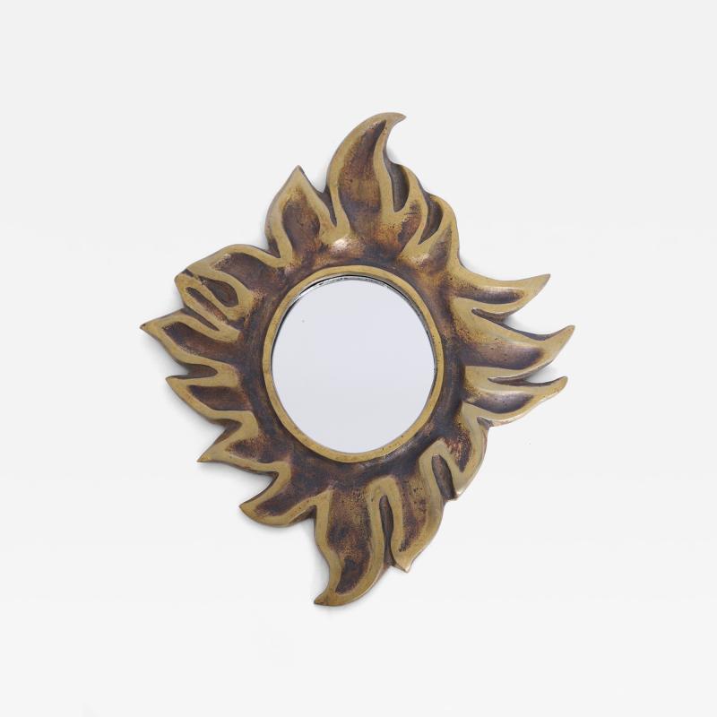 Brass Sunburst Mirror