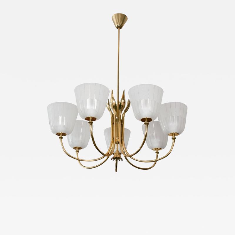 Brass Swedish Chandelier by Bor ns Bor s