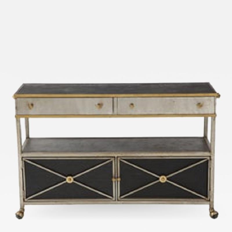 Brass and Steel Console