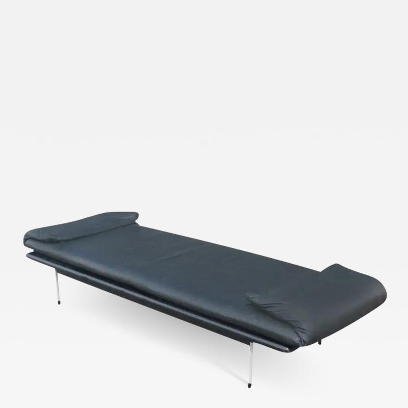 Brayton International Vintage Brayton International Black Leather Bench