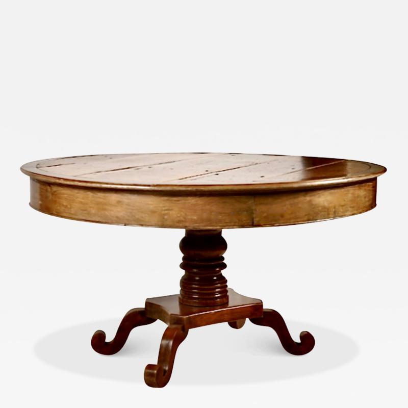 Brazilian Peroba Wood Center or Dining Table 19th Century