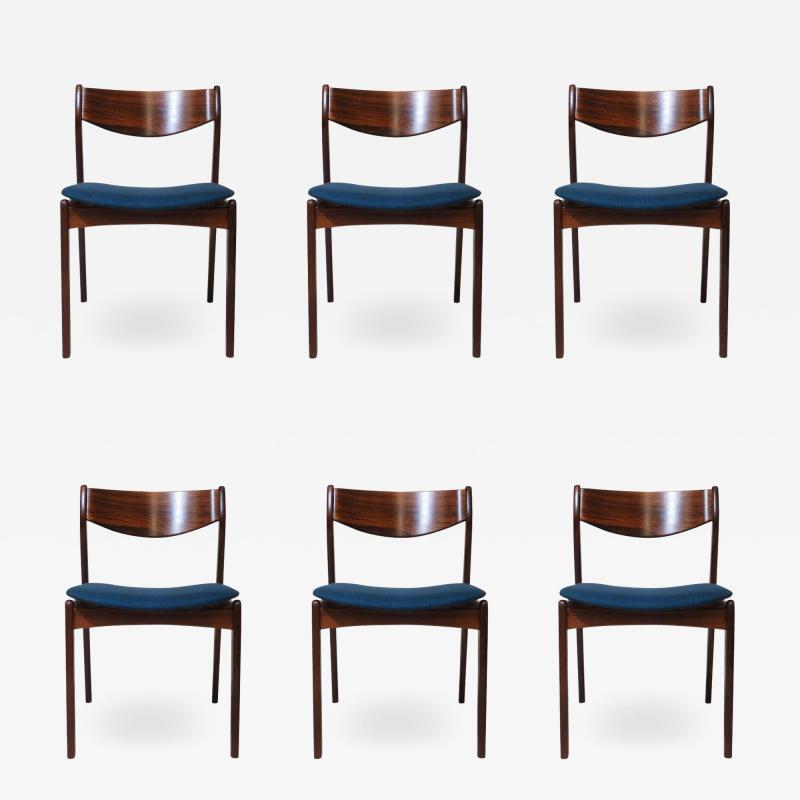 Brazilian Rosewood PE Jorgensen Danish Dining Chairs