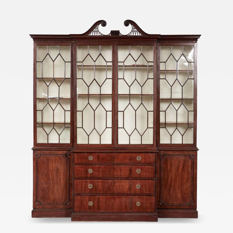 Breakfront Secretary Bookcase circa 1785