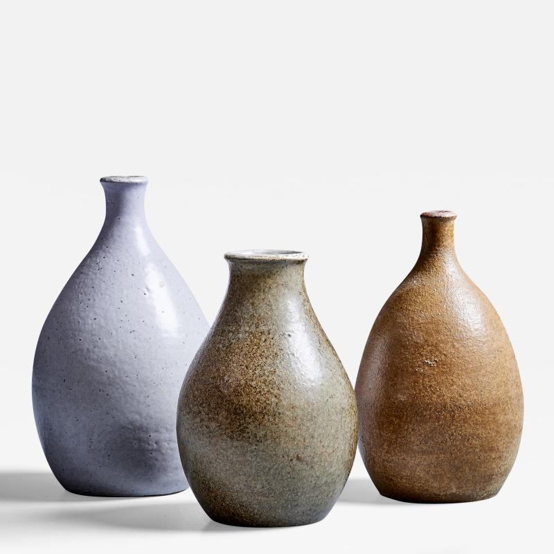 Brent Bennett Brent Bennett Set of 3 Ceramic Vases USA 2022