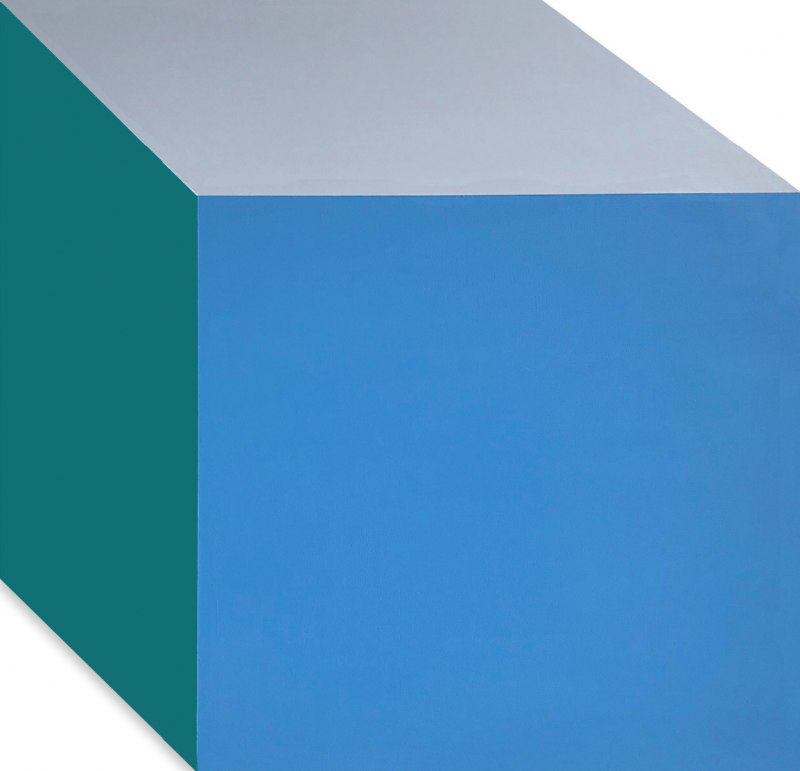 Brent Hallard Blue only you IV Abstract painting 2020