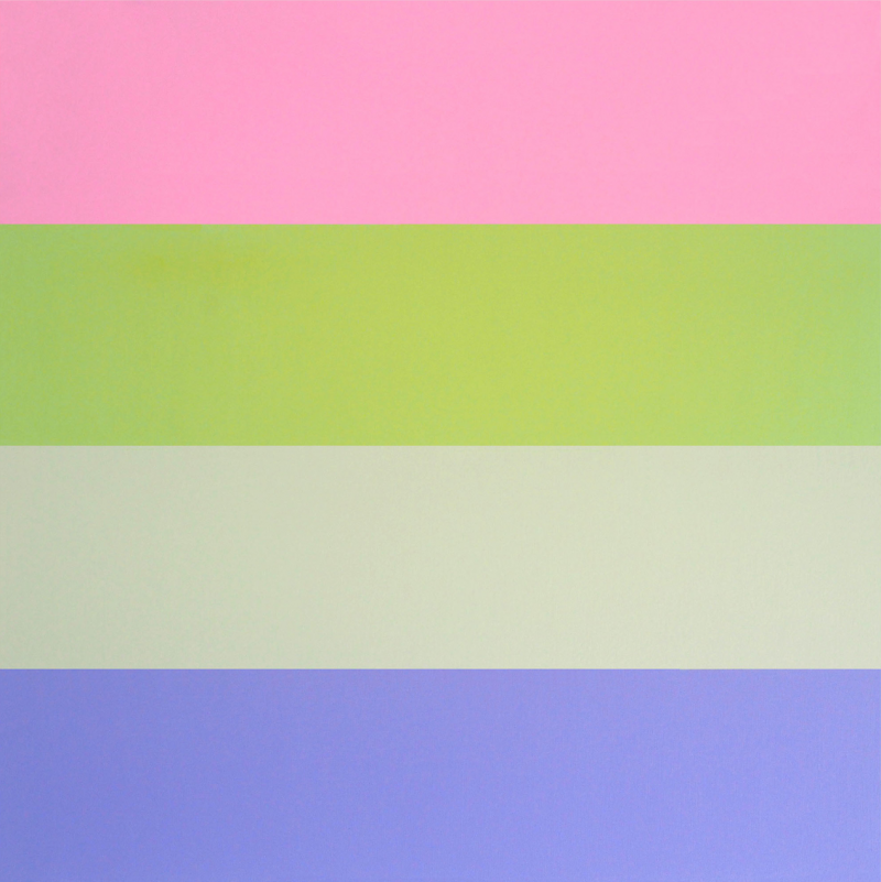 Brent Hallard Fruit Loop Abstract painting 2021