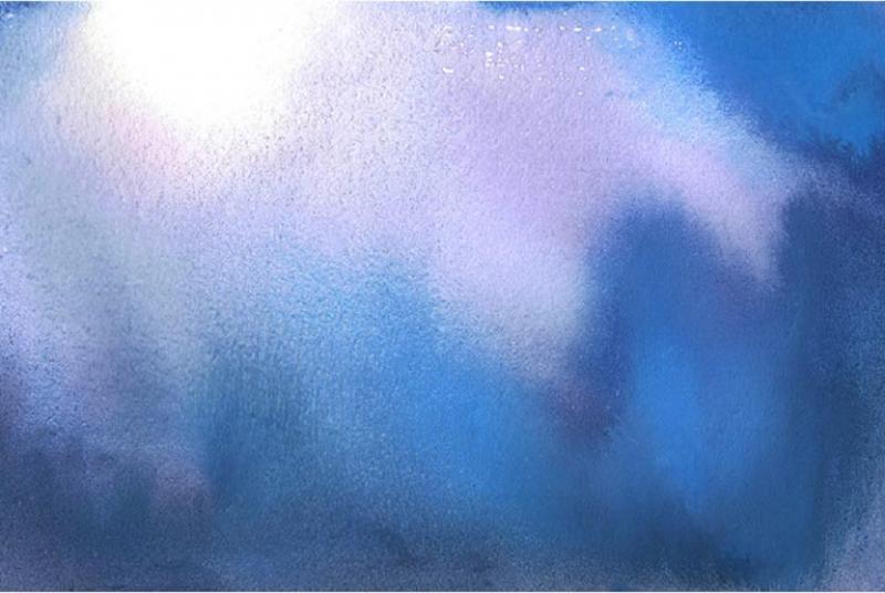 Brett Design Luminous Watercolor Scaled Mural 