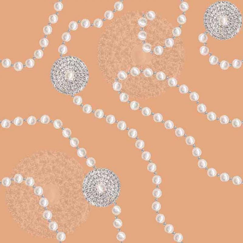 Brett Design PEARLS RHINESTONES