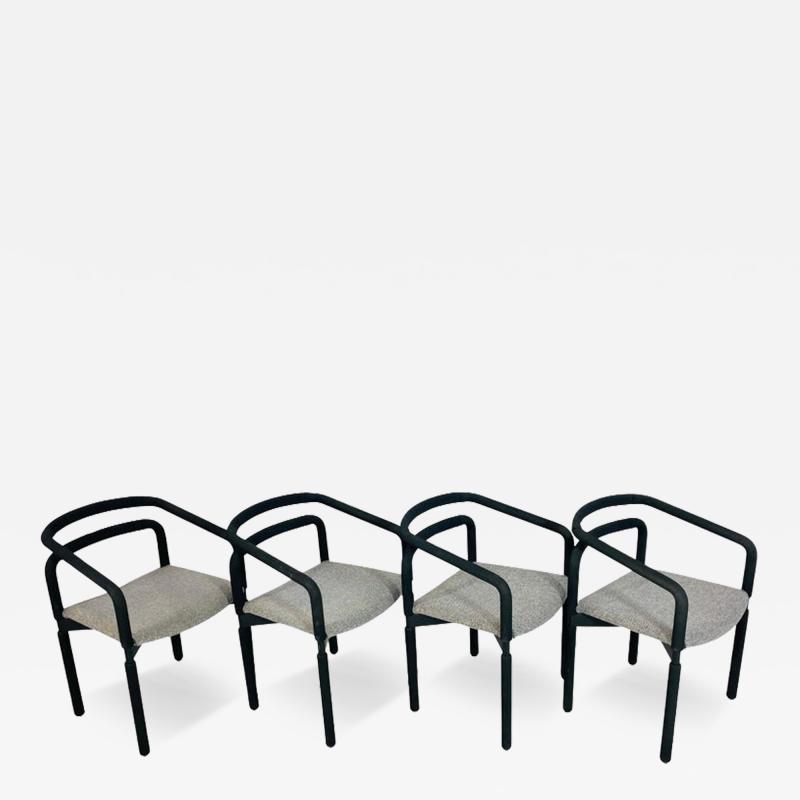 Brian Kane Set of 4 1980s Rubber Chairs by Brian Kane for Metropolitan Furniture