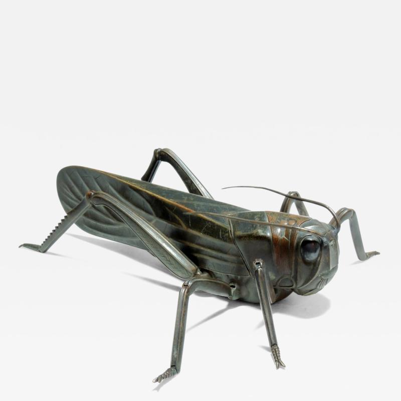 Bronze Articulated Myochin Box in Grasshopper Form