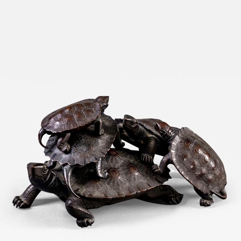 Bronze Bale of Turtles