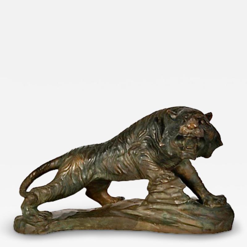 Bronze Bengal Tiger Sculpture