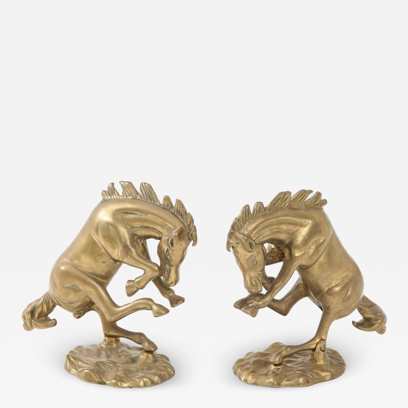 Bronze Bucking Broncos Figures Bookends