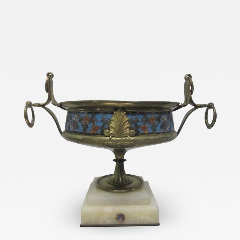 Bronze Cloisonn Centerpiece Bowl