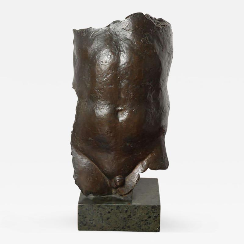 Bronze Figure of a Male Torso