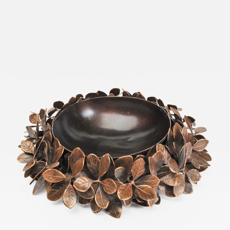 Bronze Kathal Leaf Bowl