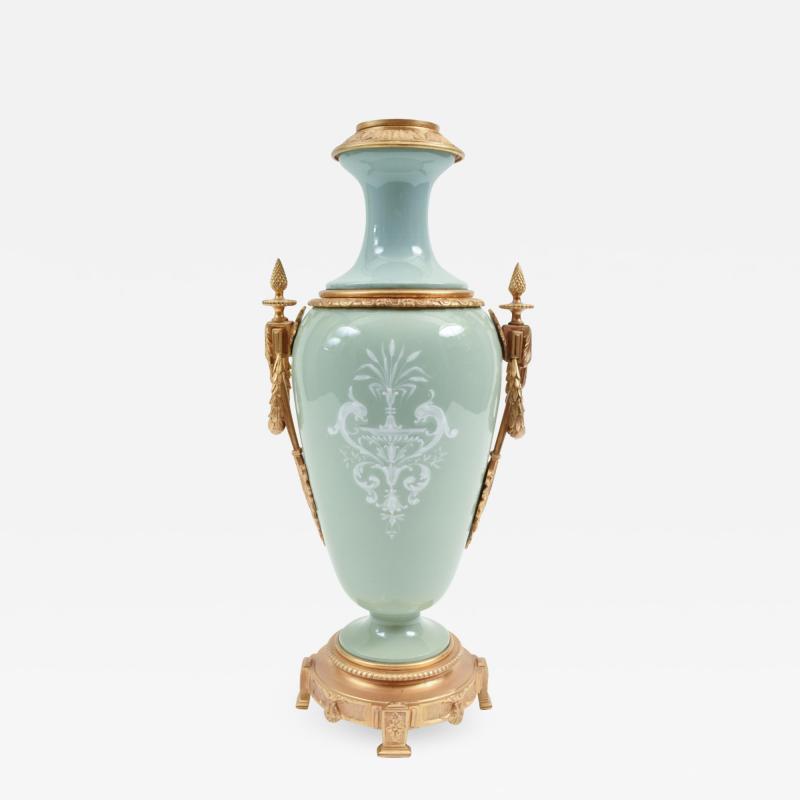 Bronze Mounted Porcelain Decorative Piece 