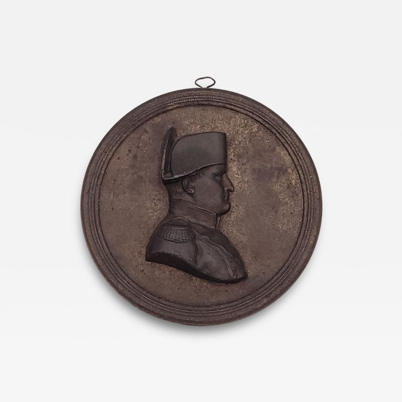 Bronze Plaque of Napoleon France circa 1900