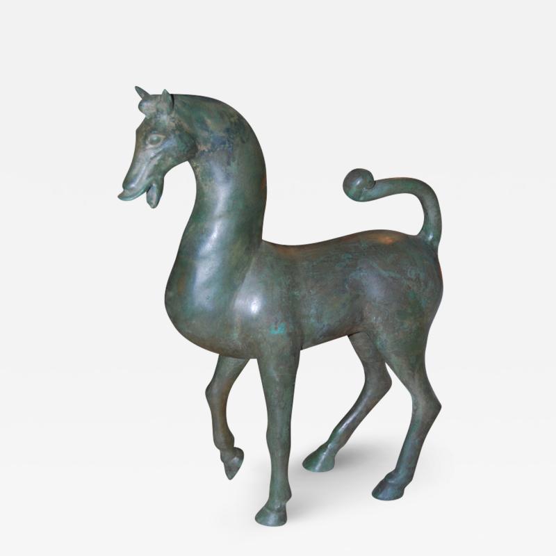 Bronze Prancing Horse from Jack Warner Estate