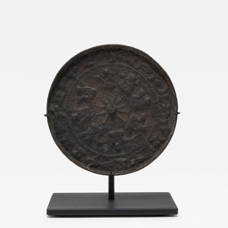 Bronze Relief Hand Mirror