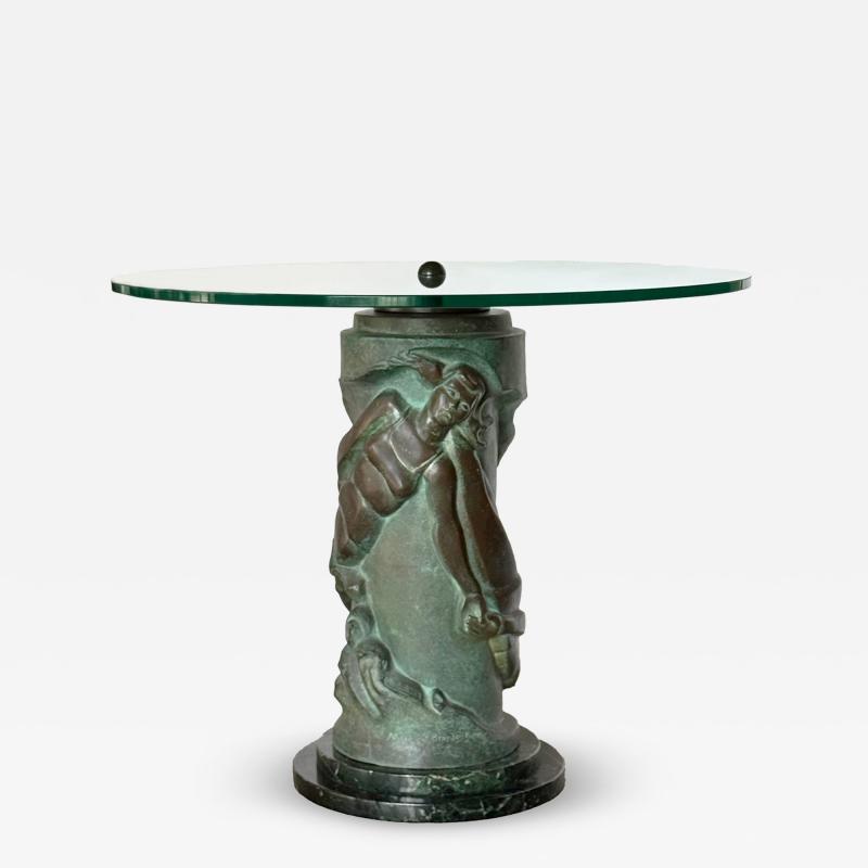 Bronze Side Table by Margaret Brassler Kane