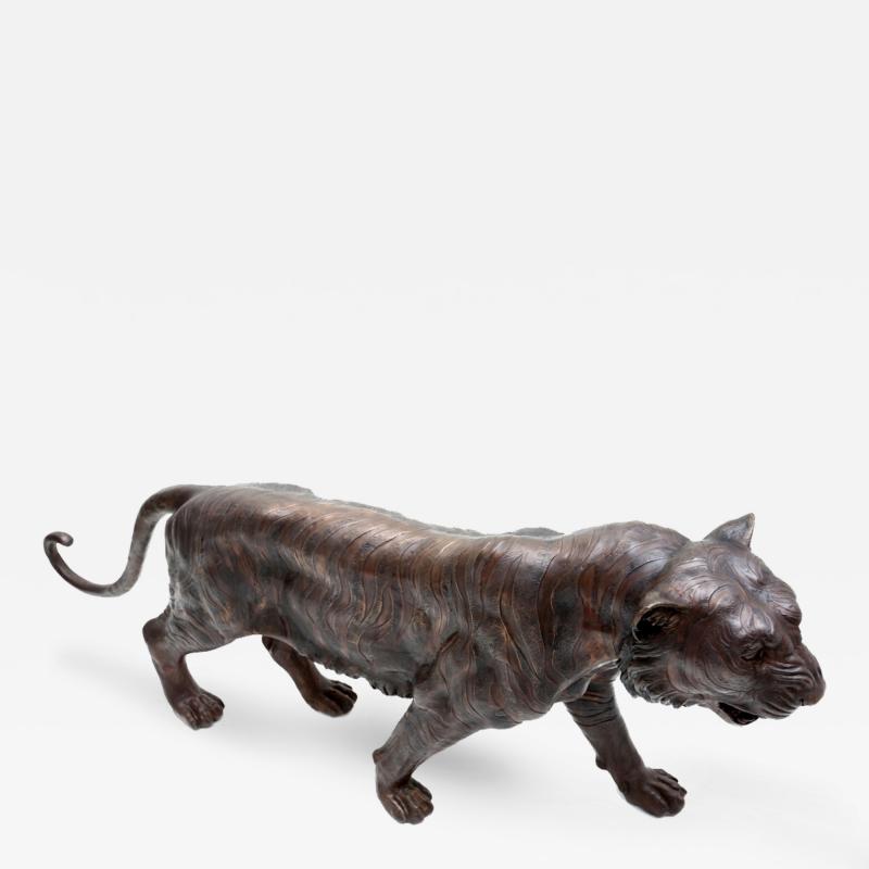 Bronze Tiger Sculpture