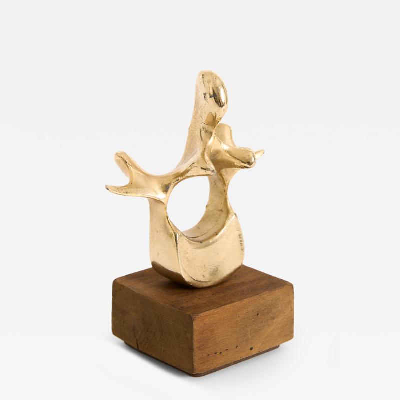 Bronze Vertebra Sculpture