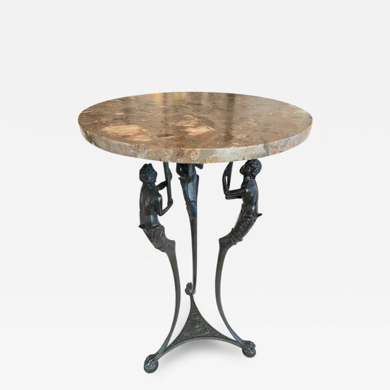 Bronze and Marble Side Table circa 1845