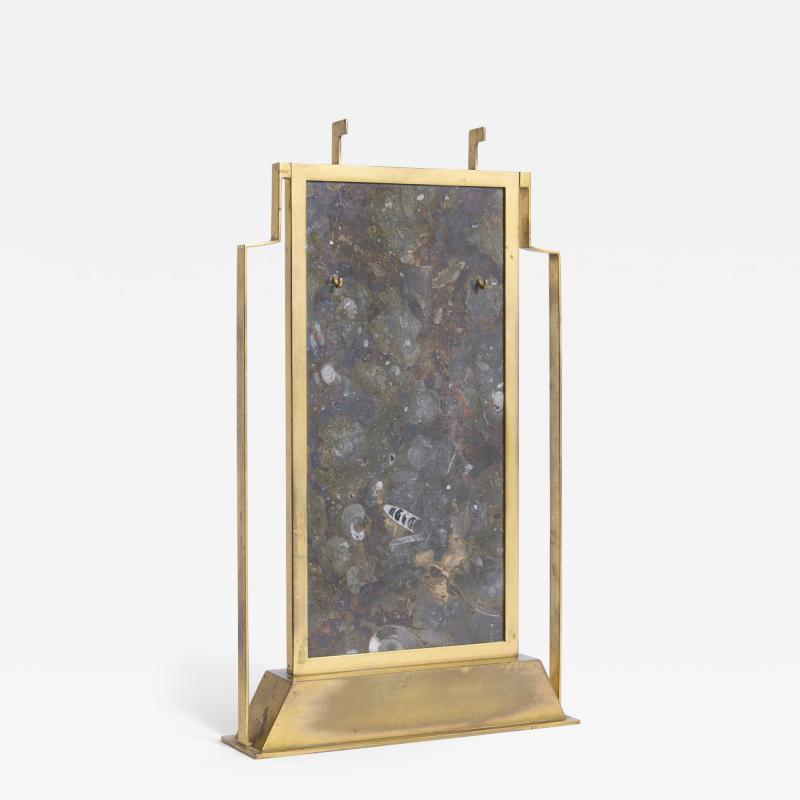 Bronze and Stone Stand