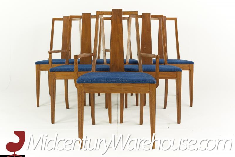 Broyhill Brasilia Broyhill Forward 70 Mid Century Walnut Dining   Broyhill Forward 70 Mid Century Walnut Dining Chairs Set Of 6 554489 2569009 