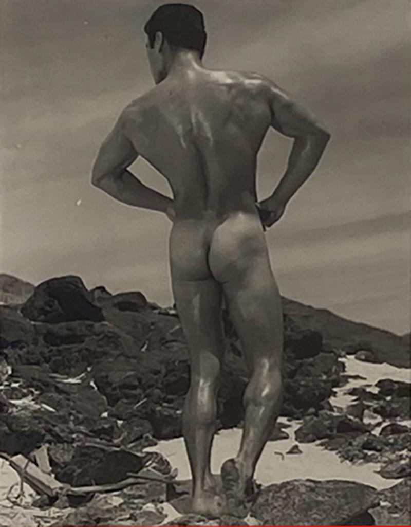 Bruce of LA Photograph Man on a Beach Circa 1940