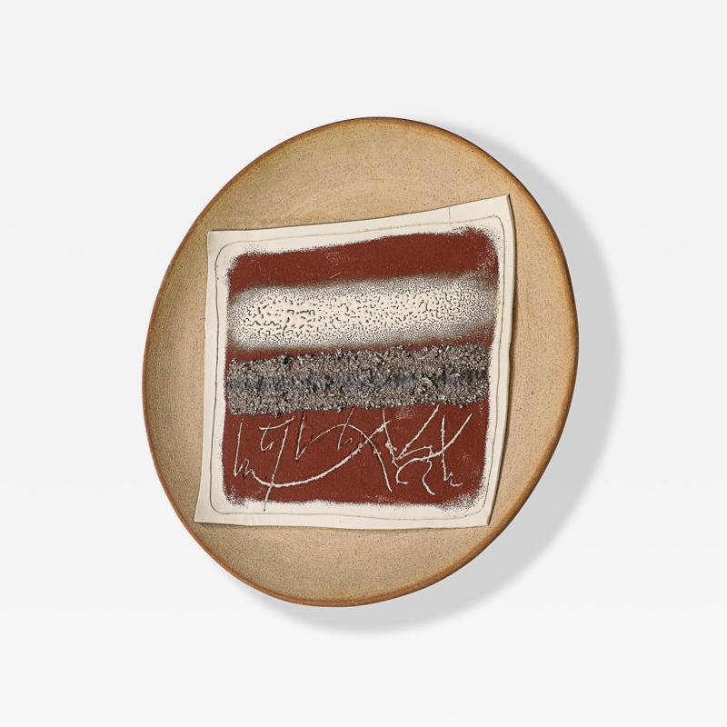 Bruno Gambone Unique Wall Platter by Bruno Gambone