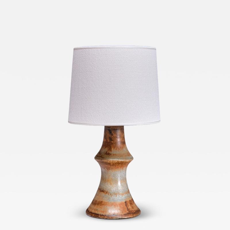 Bruno Karlsson Bruno Karlsson Ceramic Table Lamp Ego Stengods Sweden 1960s