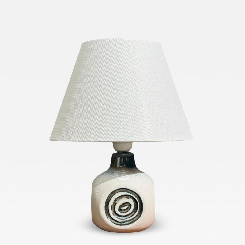 Bruno Karlsson Table Lamp White Glazed Ceramic Sweden 1960s