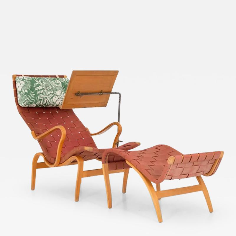 Bruno Mathsson Scandinavian Lounge Chair Pernilla 1 by Bruno Mathsson 1940s