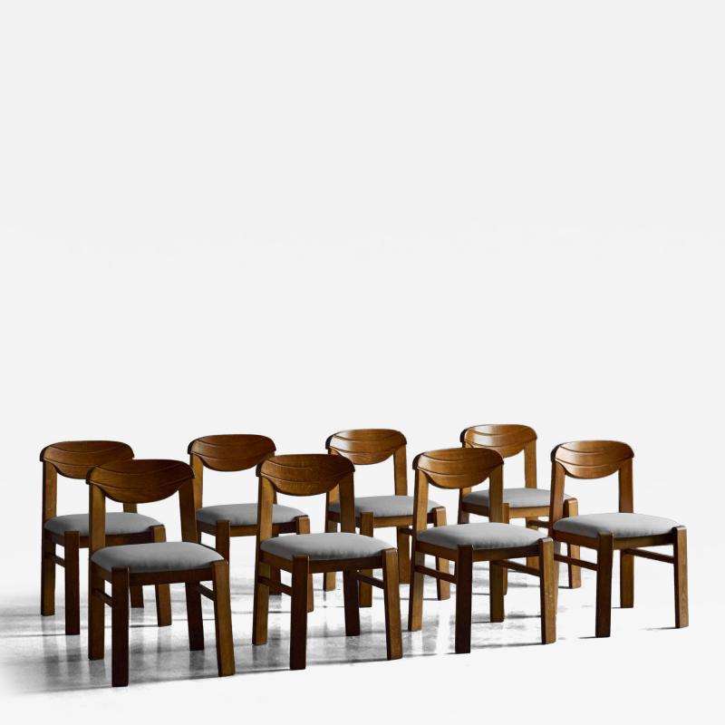 Brutalist Dining Chairs France 1960s
