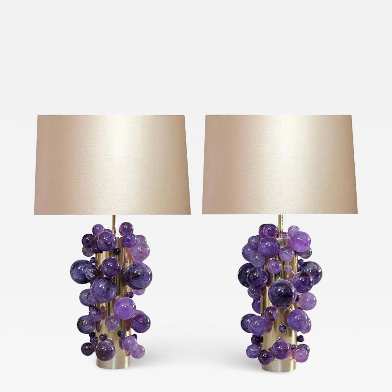 Bubble30 Amethyst Lamps By Phoenix