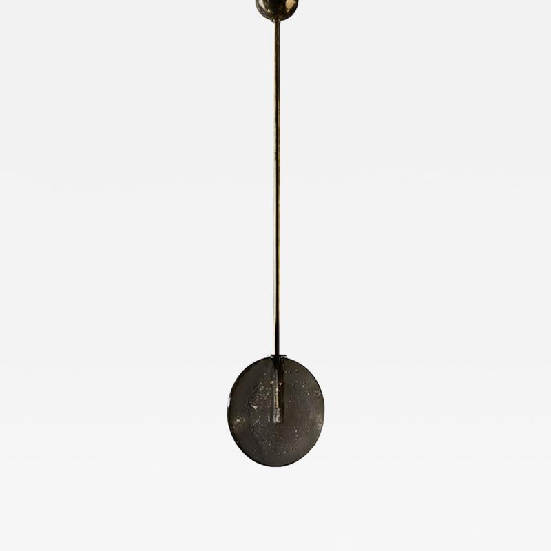 Bubbled Glass Round Pendant