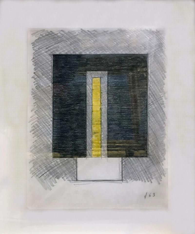 Burgoyne A Diller Untitled Study for Sculpture 