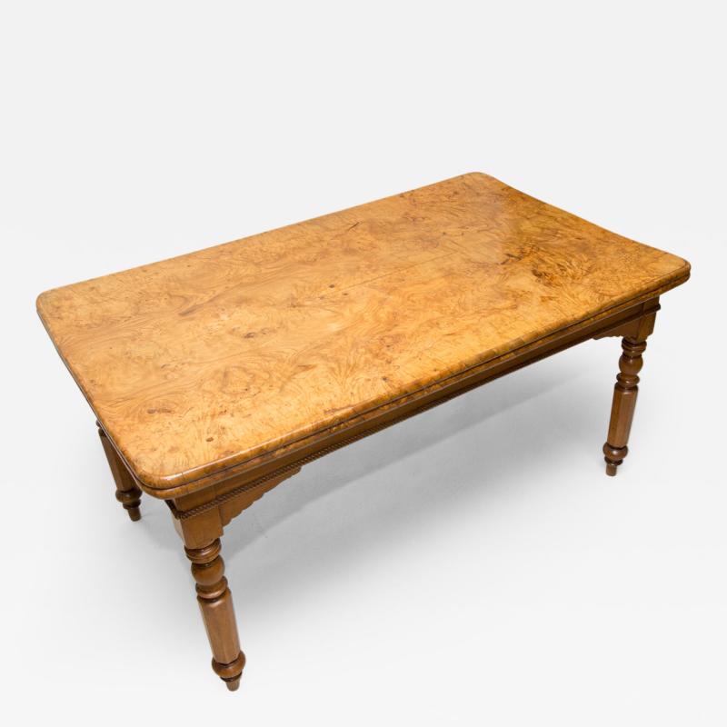 Burl Top Ash Farm Table