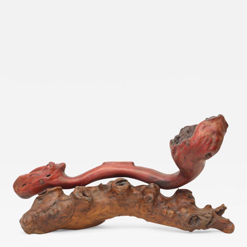 Burl Wood Art Sculpture Figurine