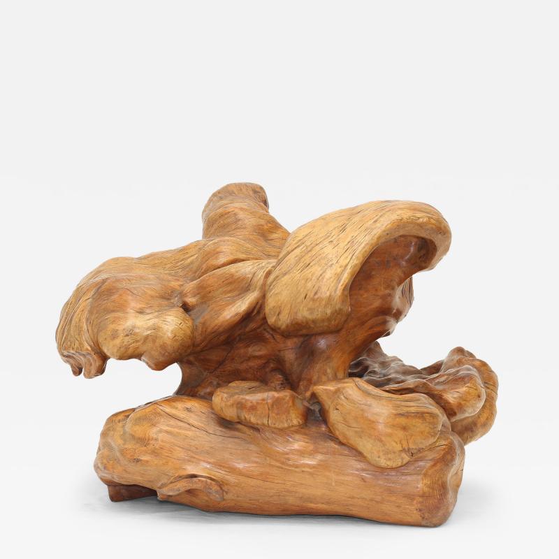 Burl Wood Art Sculpture Figurine