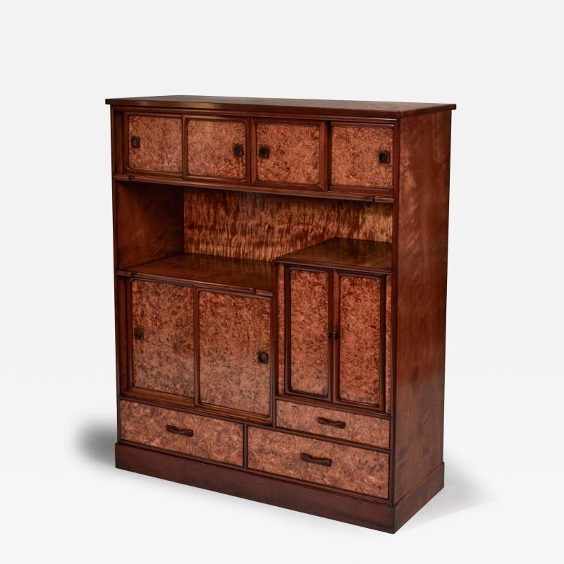 Burl Wood Tea Cabinet Tana 