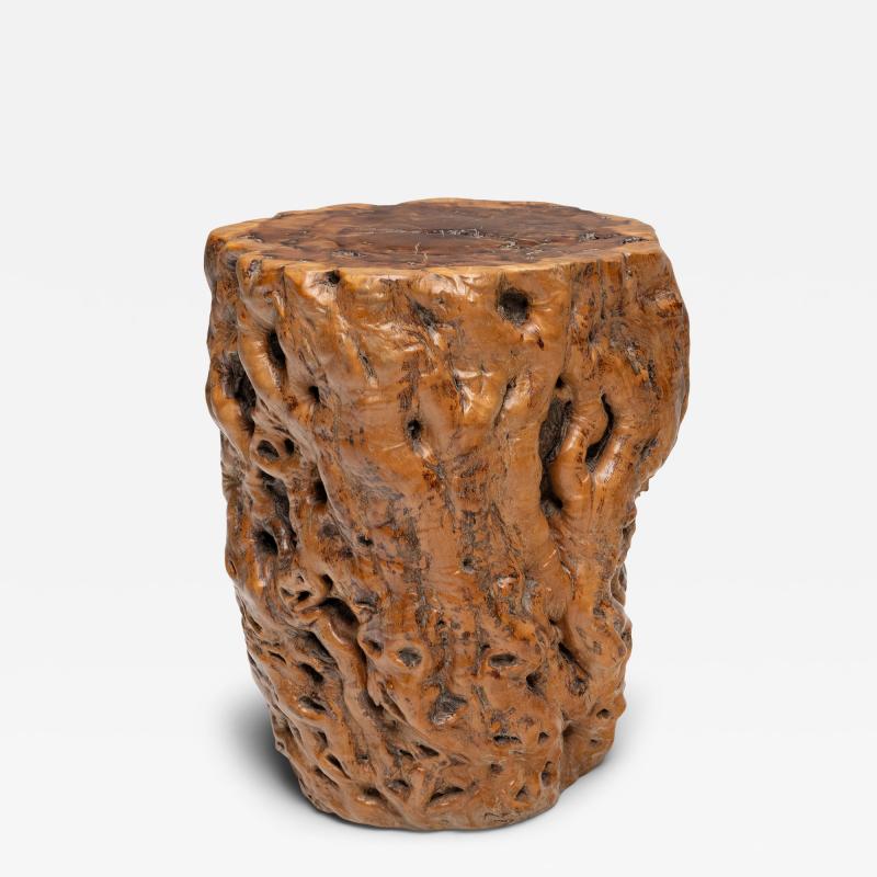 Burlwood Side Table