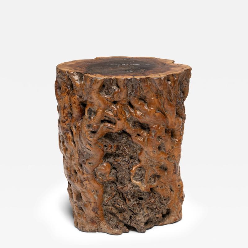 Burlwood Side Table