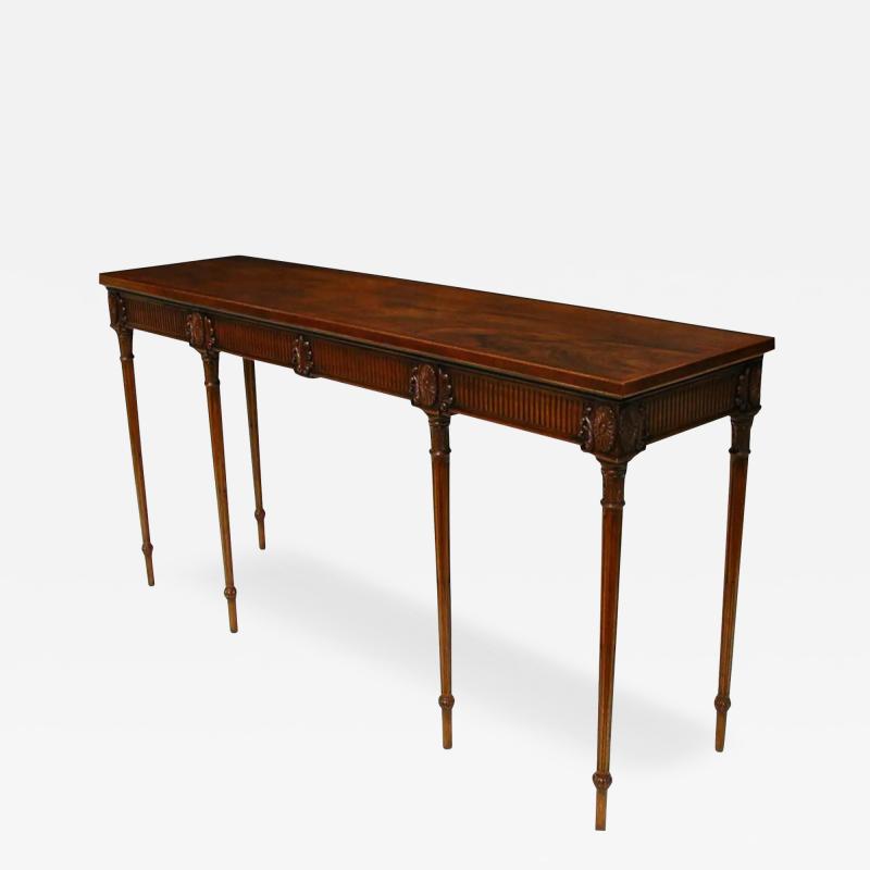 Burton Ching Georgian Style Mahogany Console Table