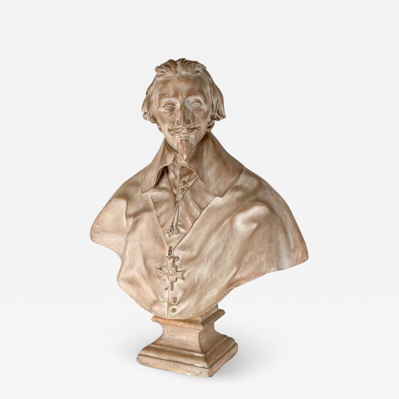 Bust of Cardinal Richelieu France circa 1900