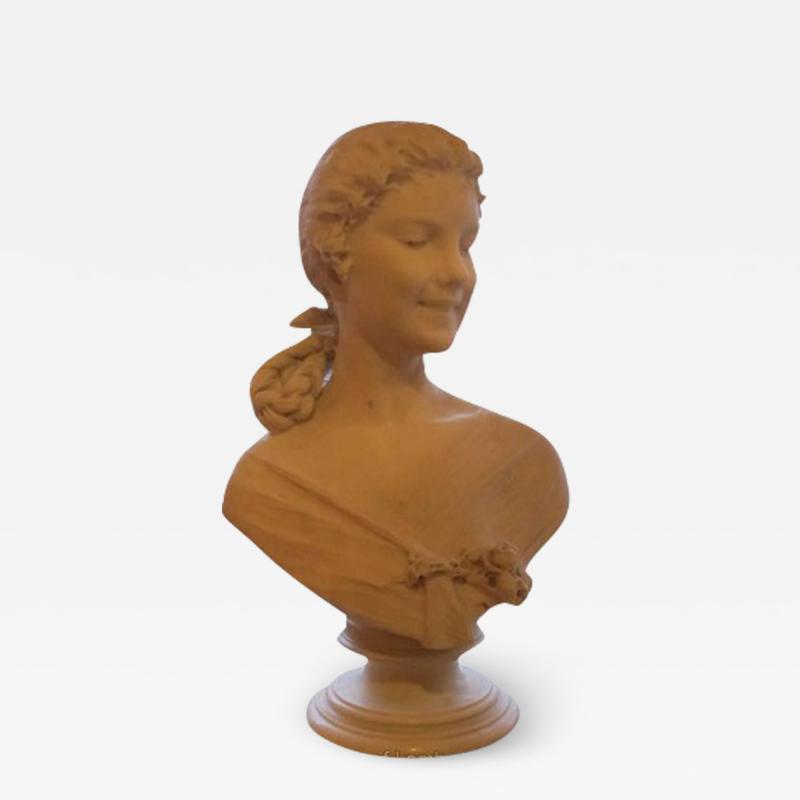 Bust of Girl with Braid 