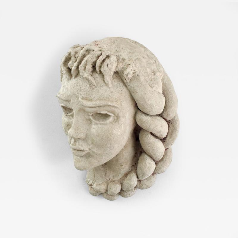 Bust sculpture in stone XXth c 