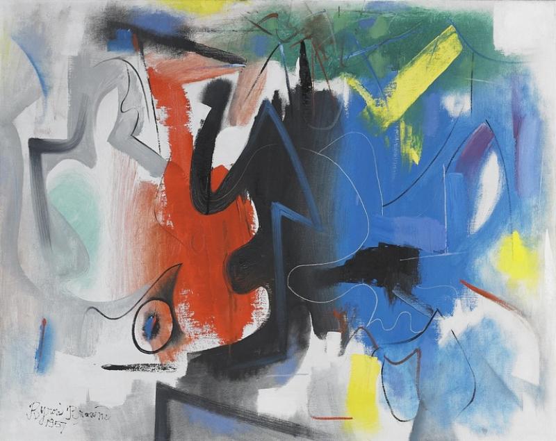 Byron Browne ABSTRACT COMPOSITION 1957